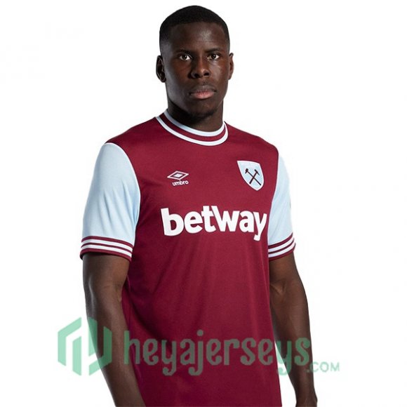 West Ham United Home Soccer Jerseys Red 2024-2025