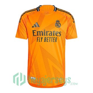 Real Madrid Soccer Jerseys Away Orange 2024/2025