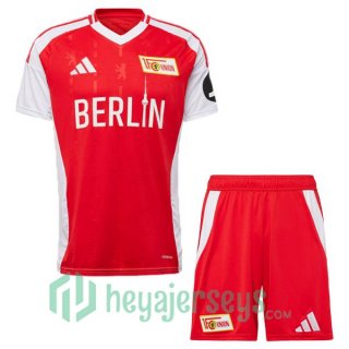 FC Union Berlin Kids Home Soccer Jerseys Red 2024/2025