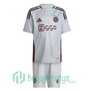 AFC Ajax Kids Third Soccer Jerseys White 2024/2025