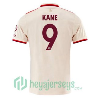 Bayern Munich (Kane 9) Third Soccer Jerseys Yellow 2024/2025