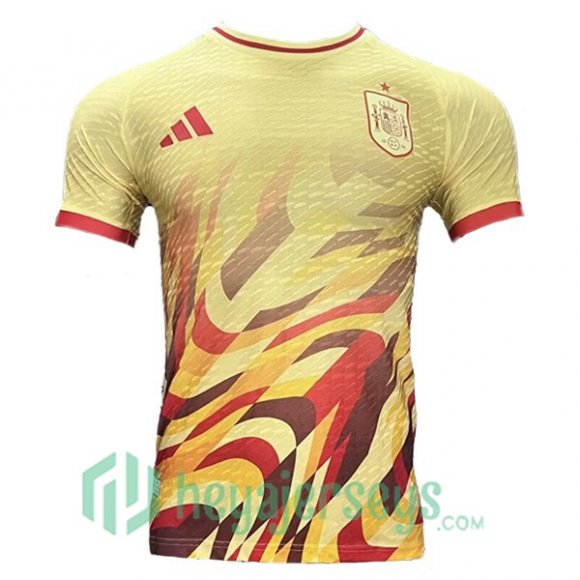 Spain Special Edition Soccer Jerseys Yellow 2024/2025