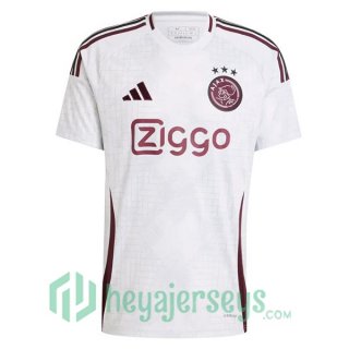 AFC Ajax Third Soccer Jerseys White 2024/2025