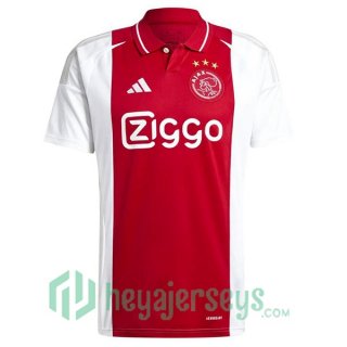 AFC Ajax Home Soccer Jerseys Red White 2024/2025