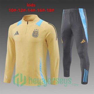 Tracksuit Argentina Kids Yellow 2024/2025