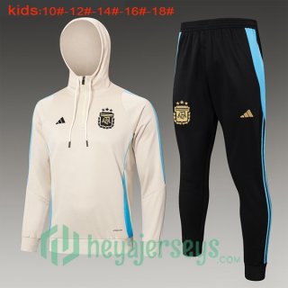 Tracksuit - Hooded Argentina Kids Yellow 2024/2025