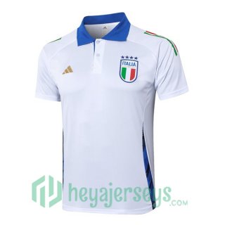 Soccer Polo Italy White 2024/2025