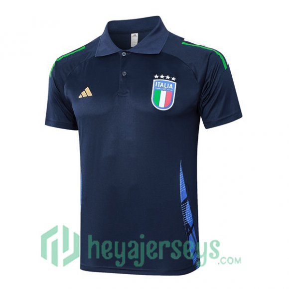 Soccer Polo Italy Blue Royal 2024/2025