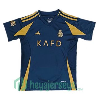 Al-Nassr FC Away Soccer Jerseys Blue 2024/2025