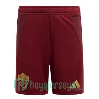 AS Roma Home Soccer Shorts Red 2024/2025