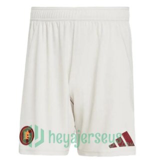 AS Roma Away Soccer Shorts White 2024/2025