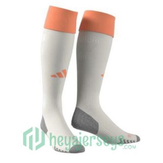 AS Roma Away Soccer Socks White 2024/2025