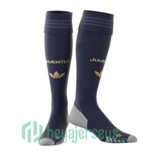 Juventus Third Soccer Socks Blue Royal 2024/2025