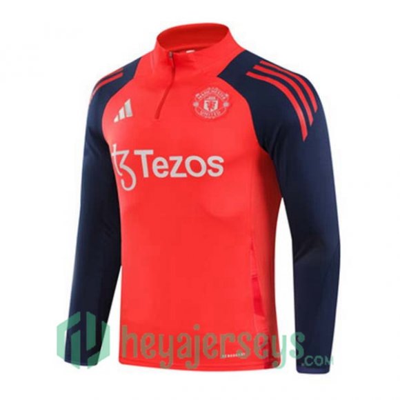 Training Sweatshirt Manchester United Orange 2024/2025