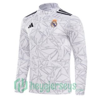 Training Sweatshirt Real Madrid White 2024/2025