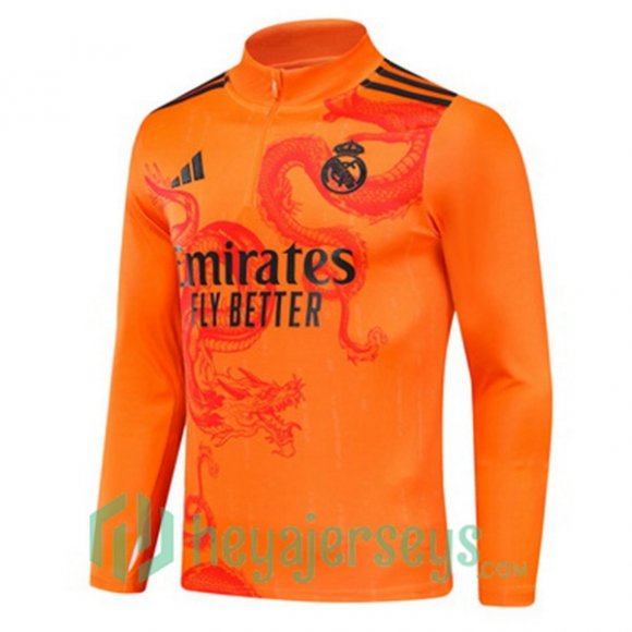 Training Sweatshirt Real Madrid Orange 2024/2025