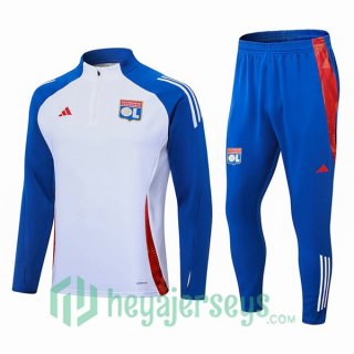 Tracksuit Olympique Lyon White Blue 2024/2025