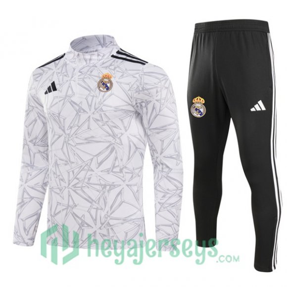 Tracksuit Real Madrid White 2024/2025