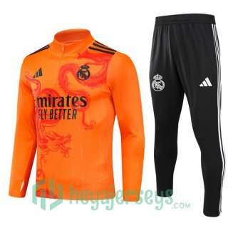 Tracksuit Real Madrid Orange 2024/2025