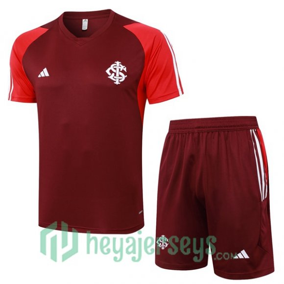 Flamengo Training T-Shirts + Shorts Red 2024/2025