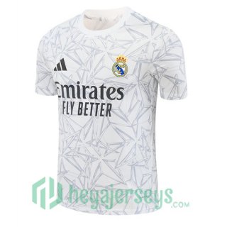 Real Madrid Training T-Shirts White 2024/2025