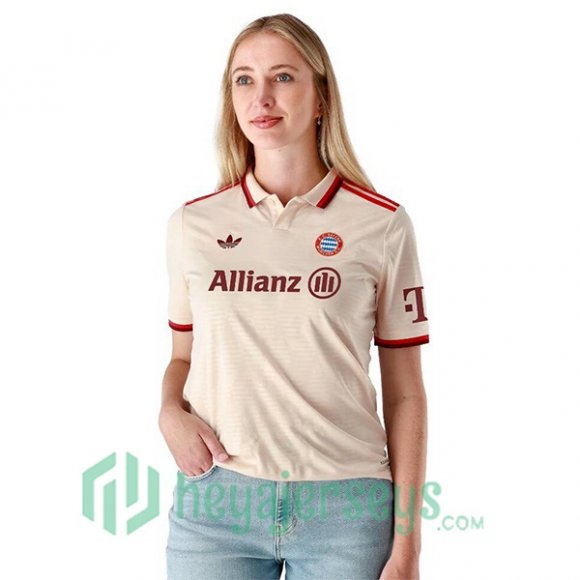 Bayern Munich Women Third Soccer Jerseys Yellow 2024/2025