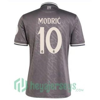 Real Madrid (Modrić 10) Third Soccer Jerseys Gray 2024/2025