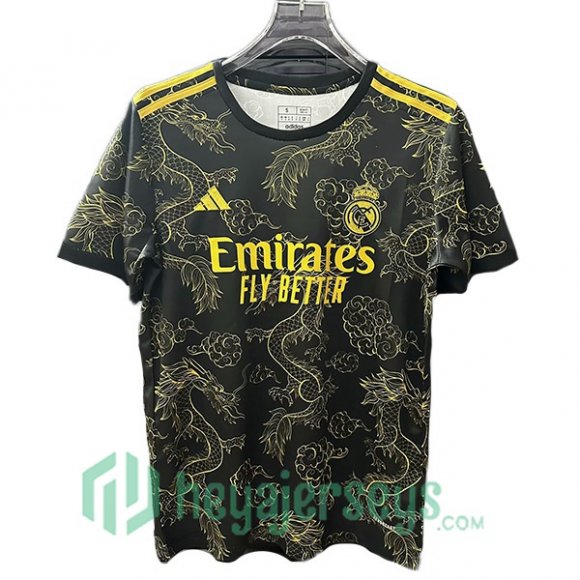 Real Madrid Special Edition Soccer Jerseys Black 2024/2025