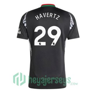 FC Arsenal (HAGreenZ 29) Away Soccer Jerseys Black 2024/2025