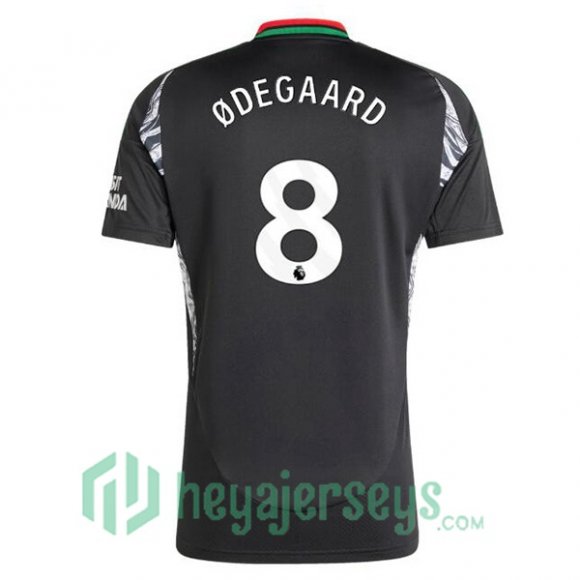 FC Arsenal (ØDEGAARD 8) Away Soccer Jerseys Black 2024/2025