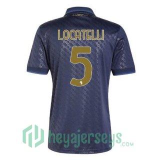 Juventus (LOCATELLI 5) Third Soccer Jerseys Blue Royal 2024/2025