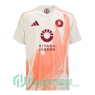 AS Roma Away Soccer Jerseys White 2024/2025