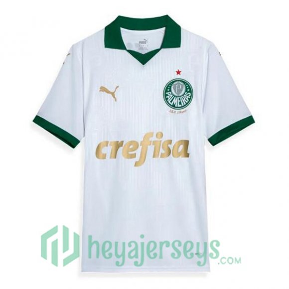 Palmeiras Away Soccer Jerseys White 2024/2025