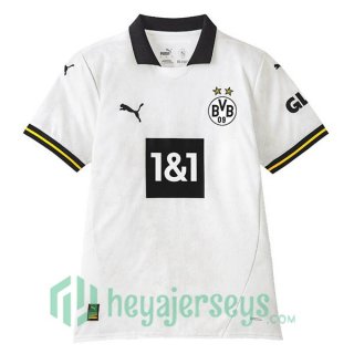 Borussia Dortmund Away Soccer Jerseys White 2024/2025