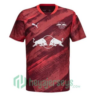 RB Leipzig Away Soccer Jerseys Red 2024/2025