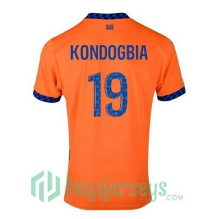 Olympique Marseille (KONDOGBIA 19) Third Soccer Jerseys Orange 2024/2025