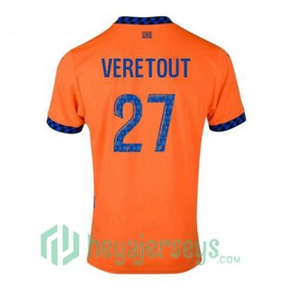 Olympique Marseille (VERETOUT 27) Third Soccer Jerseys Orange 2024/2025