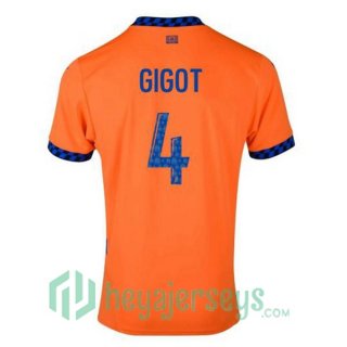 Olympique Marseille (GIGOT 4) Third Soccer Jerseys Orange 2024/2025