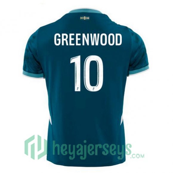 Olympique Marseille (GREENWOOD 10) Away Soccer Jerseys Blue 2024/2025