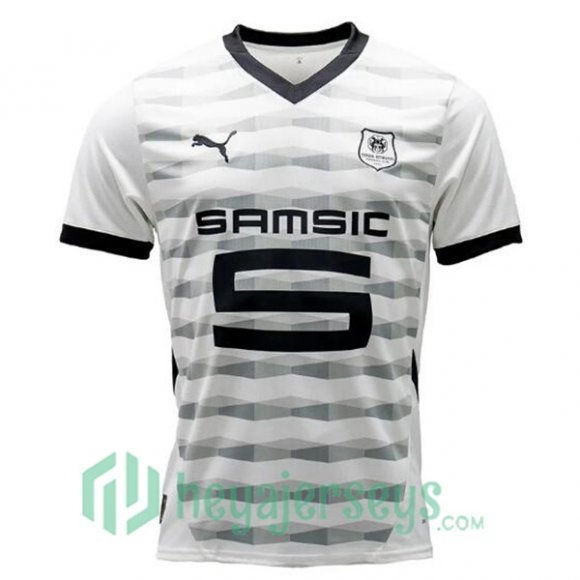 Stade Rennais Away Soccer Jerseys White 2024/2025