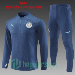 Tracksuit Manchester City Kids Blue Royal 2024/2025