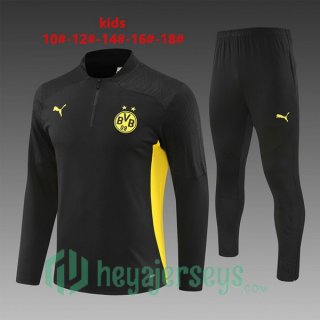 Tracksuit Borussia Dortmund Kids Black 2024/2025