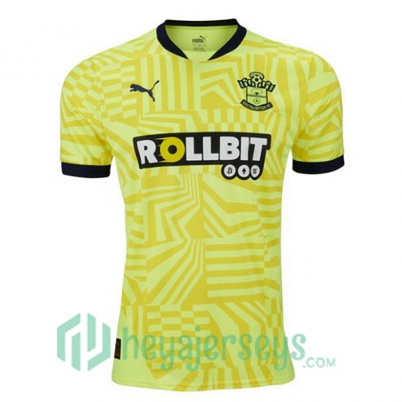 Southampton FC Away Soccer Jerseys Yellow 2024/2025