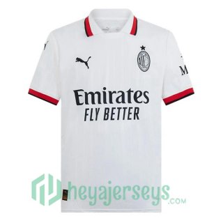 AC Milan Away Soccer Jerseys White 2024/2025