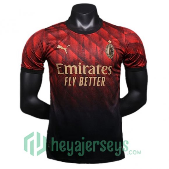 AC Milan Special Edition Soccer Jerseys Red Black 2024/2025