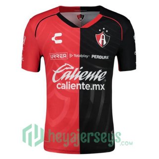 Atlas FC Home Soccer Jerseys Black Red 2024/2025