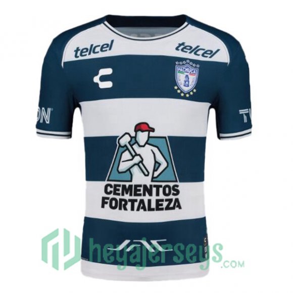 CF Pachuca Home Soccer Jerseys White Blue 2024/2025