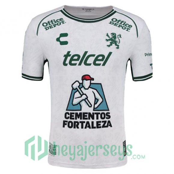 Club Leon Away Soccer Jerseys White 2024/2025