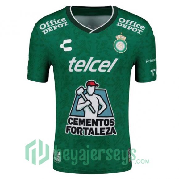 Club Leon Home Soccer Jerseys Green 2024/2025