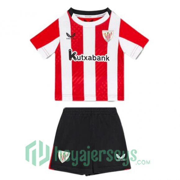 Athletic Club Kids Home Soccer Jerseys Red 2024/2025